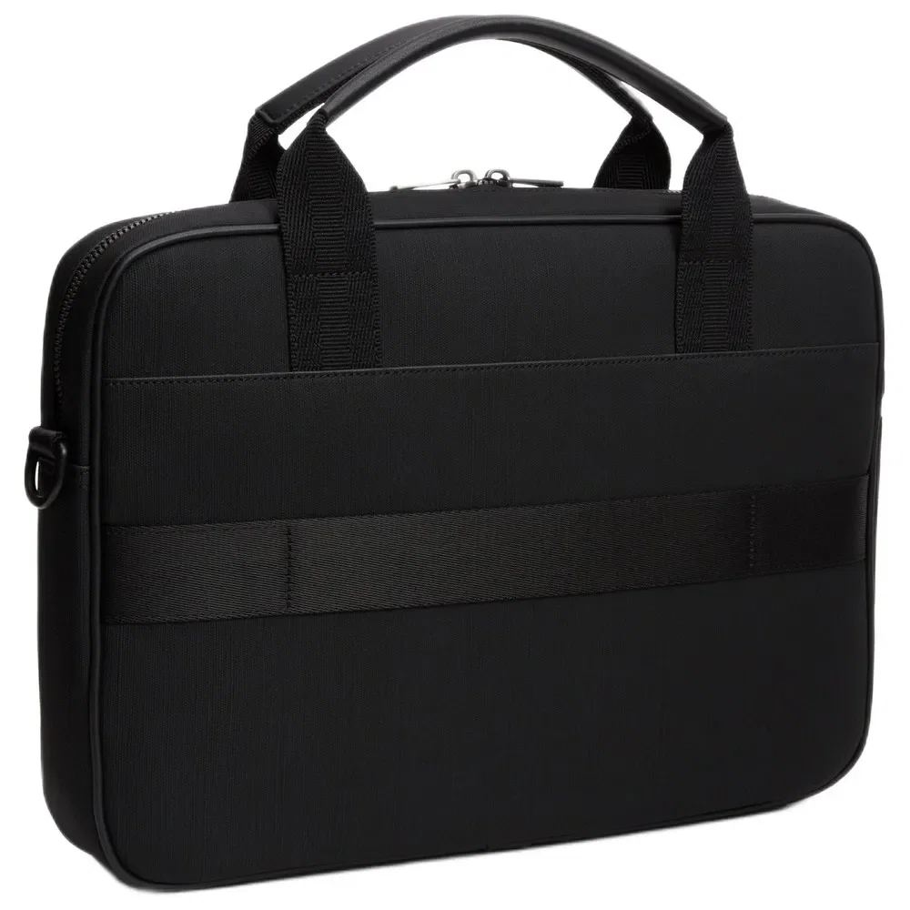 Tommy Hilfiger Foundation Laptop Resväska (Svart, 100% Polyuretan)