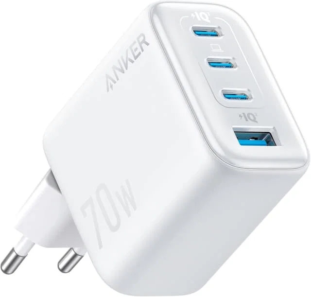 Anker Zolo Ultra Fast 4-Port USB-C Laddare 70W
