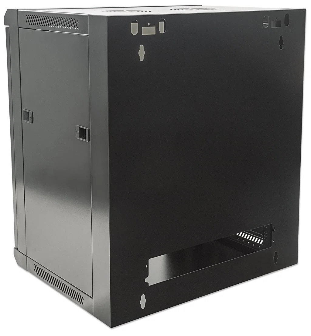 Intellinet 15U 510x260 Väggmonterad Svart Glasdörr