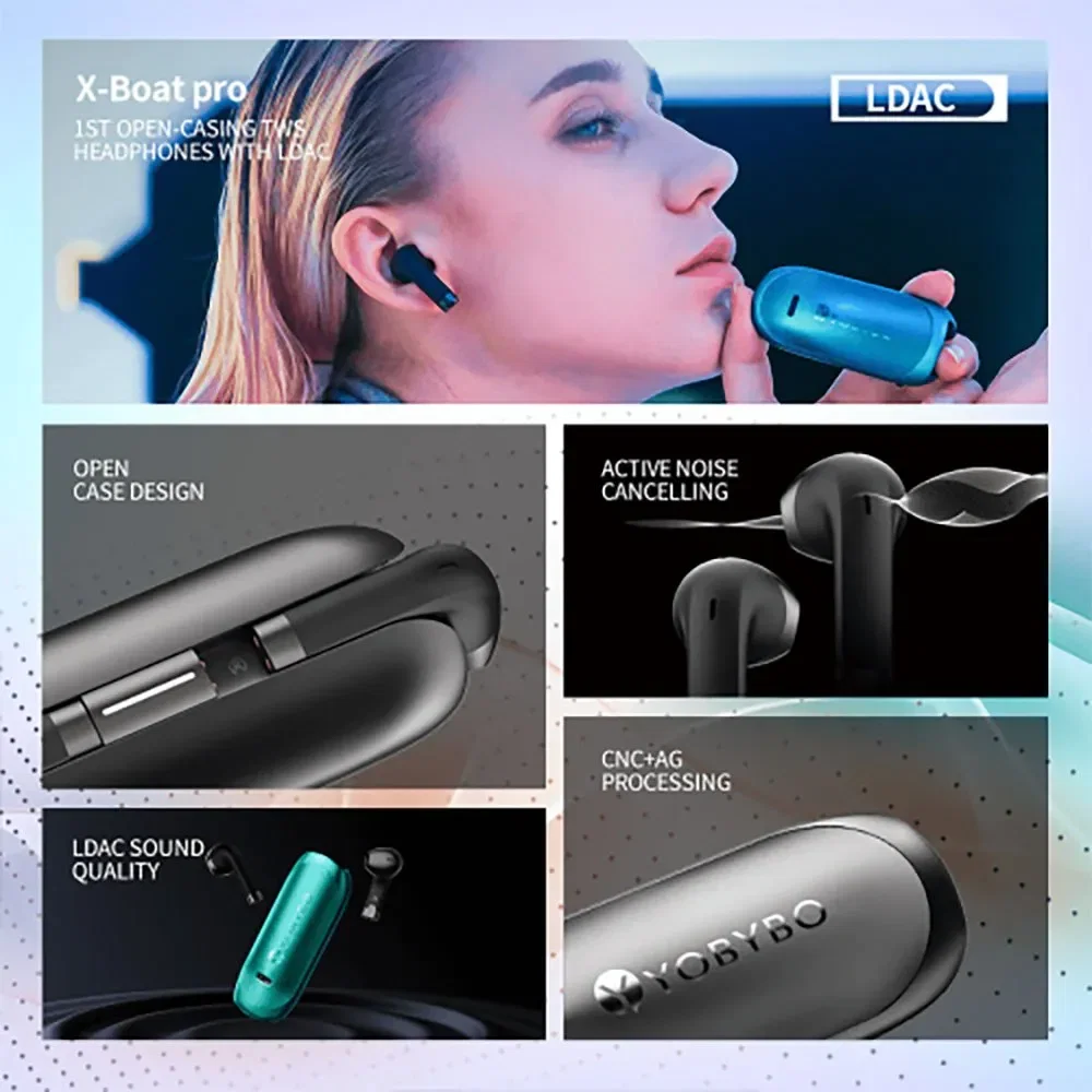 Yobybo Xboat trådlösa in-ear hörlurar
