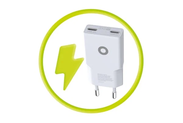 Mobile Origin MO18 MO-GAN30W-MO18 GaN Slim Laddare Dubbel USB-C 30W