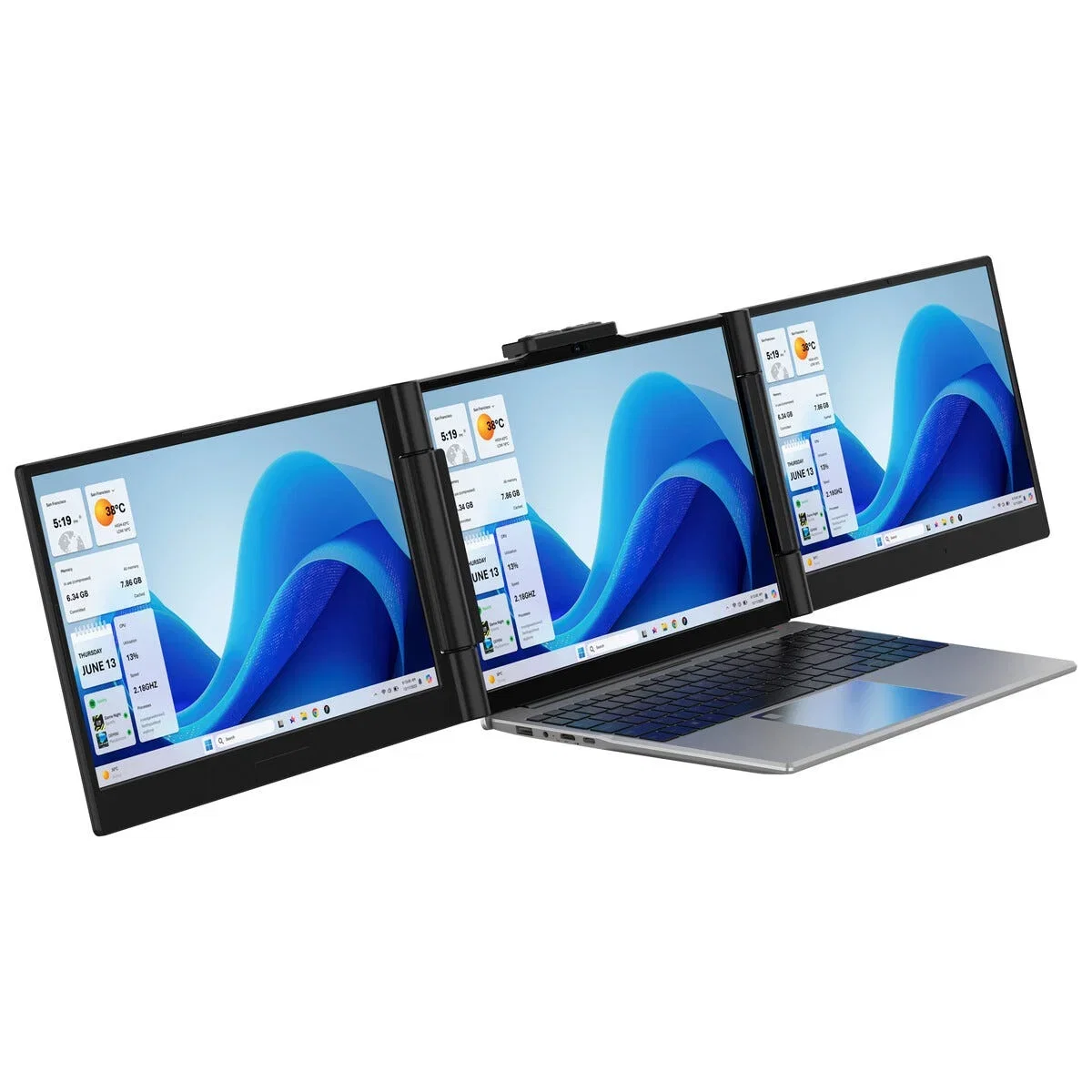 Exibel 14.1" FHD Dubbel Skärm