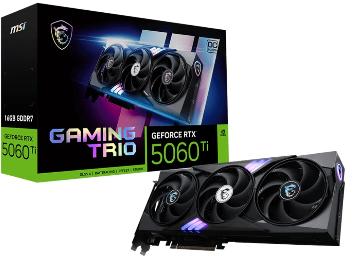 MSI GeForce RTX 5060 Ti Gaming Trio OC 16GB