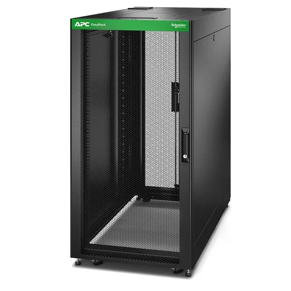 APC 24U 600x1200 Svart med Hjul