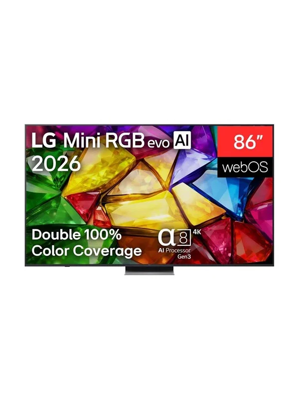 LG 86MRGB87B3B 86" 4K Ultra HD Mini RGB evo AI Smart TV