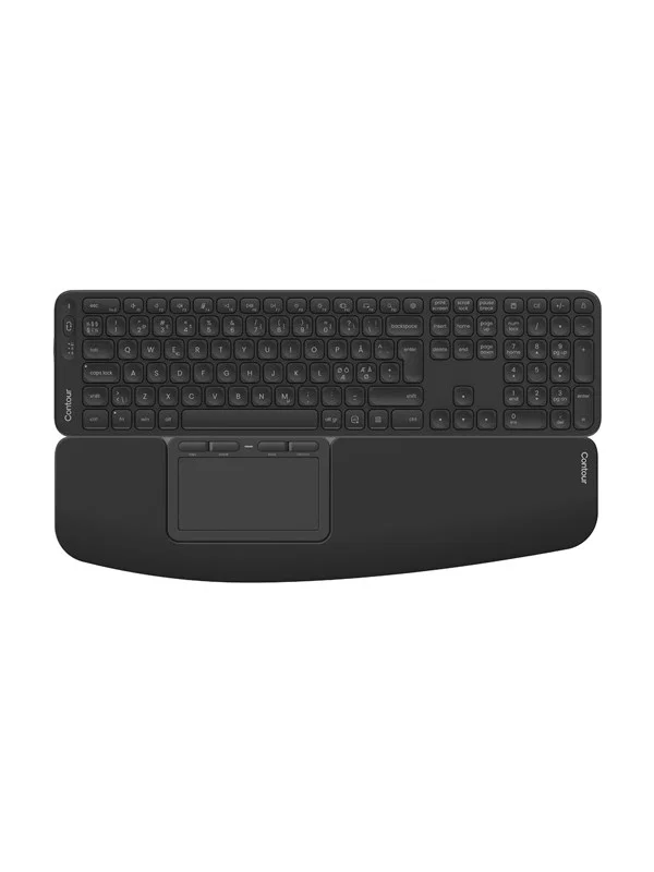 Contour Design Touch & Balance Full-Size Combo Wireless (Nordisk)