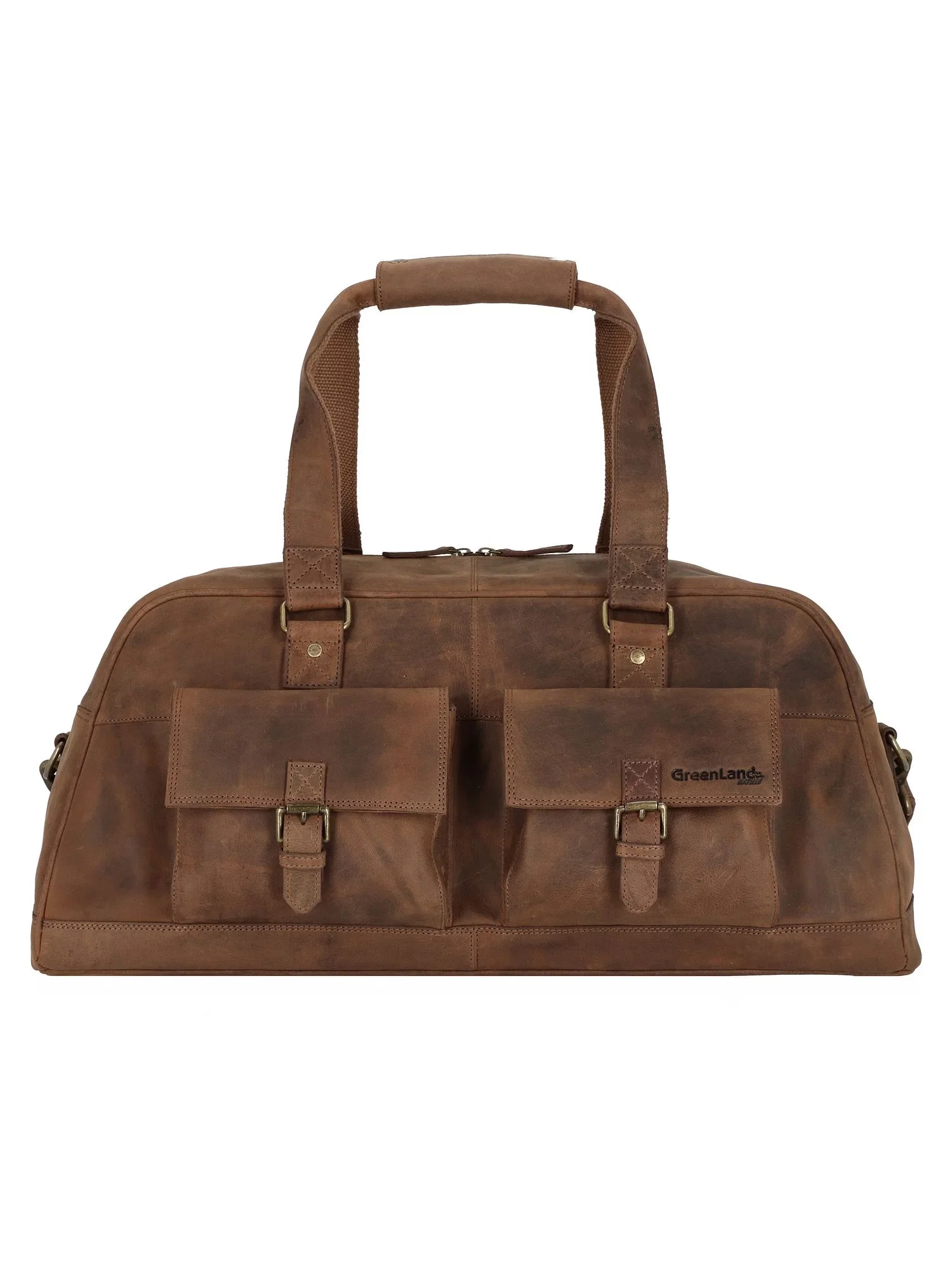 Greenland Nature Montenegro Weekender Bag (Läder, 60 cm, Brun)