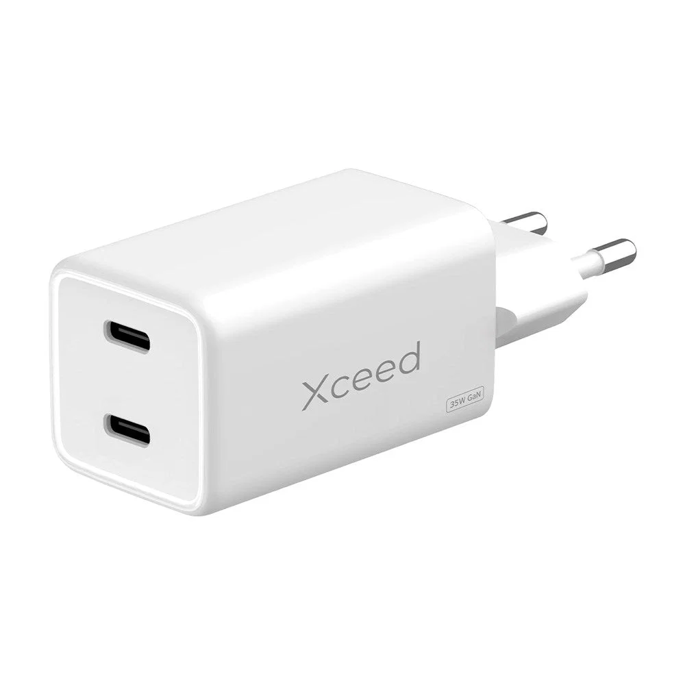 Xceed GaN Väggladdare med 2 x USB-C 35W
