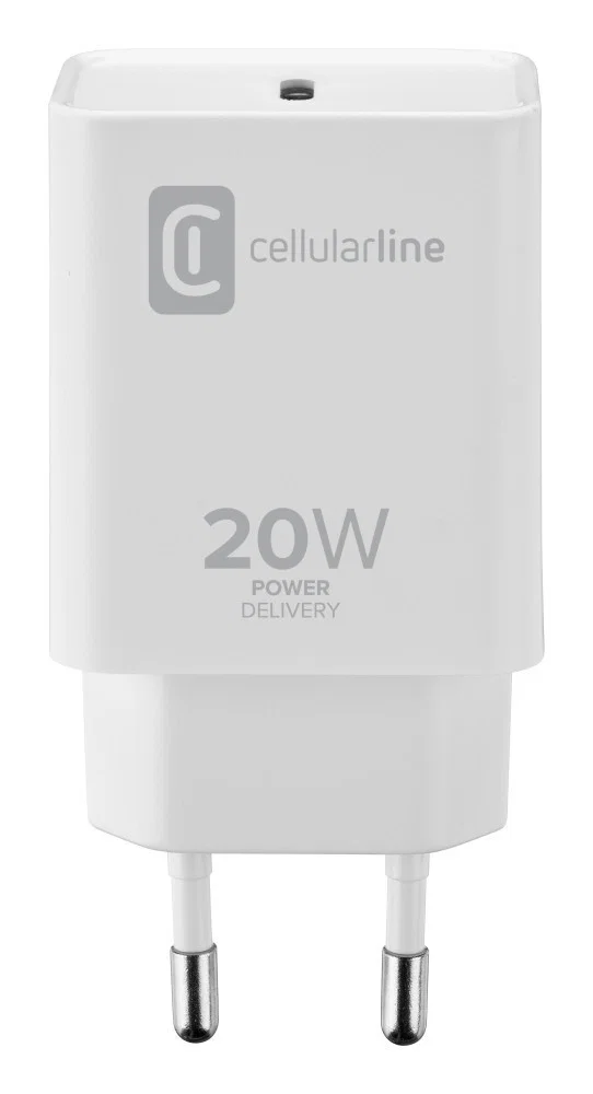 Cellularline Bil Laddare Kit USB-C till Lightning med kabel 20W