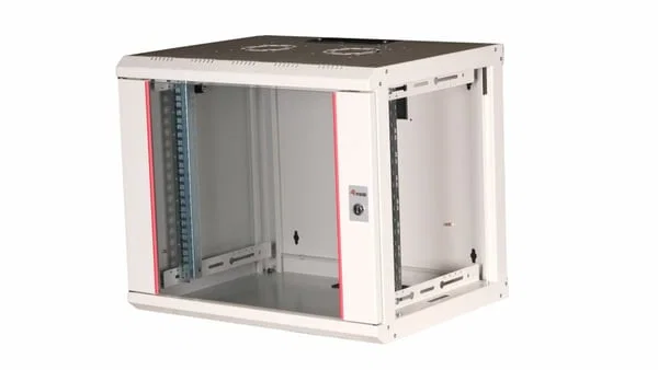 Equip 9U 600x450 mm Glasdörrs Rack Cabinet