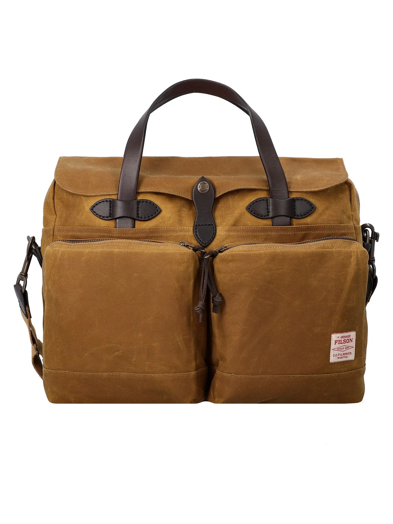 Filson 24 Hour Tin Cloth Resväska (Mörkbrun)