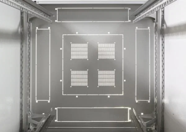 EFB-Elektronik 42U Fritstående Rack Kabett