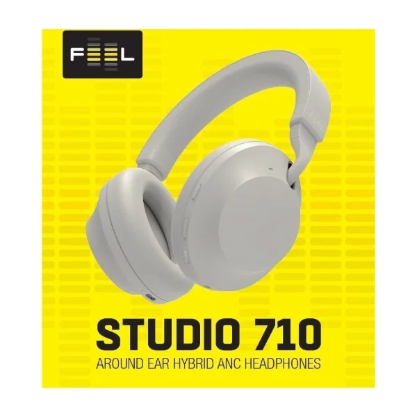 Feel Studio 710 brusreducerande trådlösa over-ear hörlurar