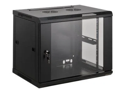 Intellinet 20U 540x350 Väggskåp Glasdörr Svart