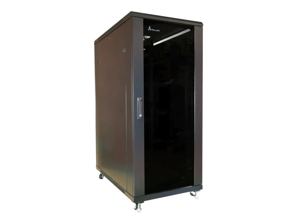 Extralink 32U 600x800 mm Fristående rack svart