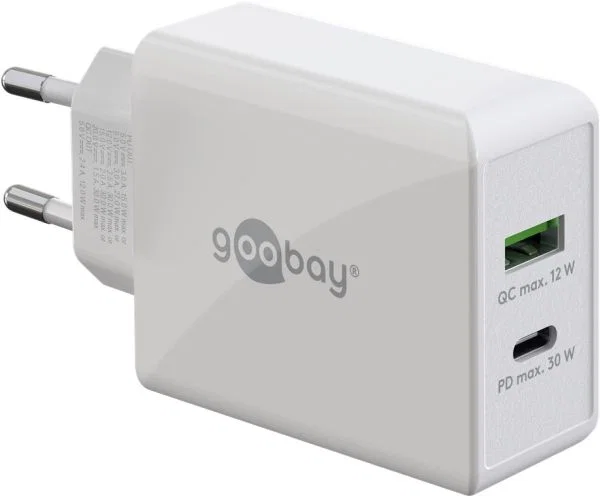 Goobay 61674 Dubbel USB-C 30W