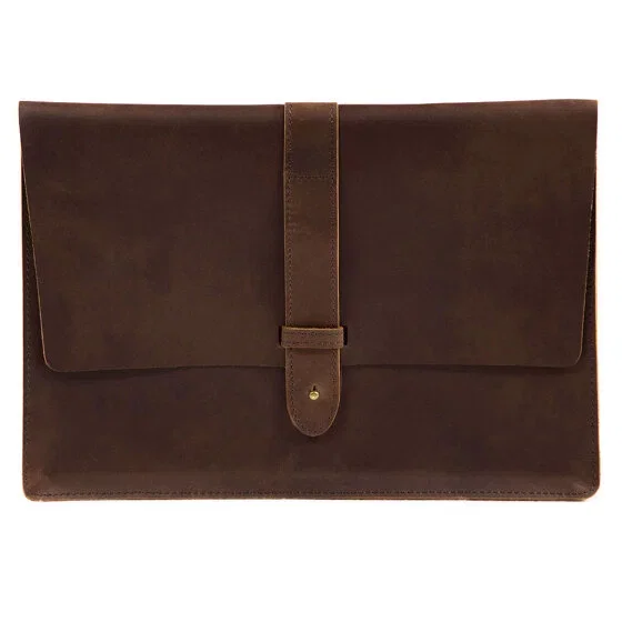 Buckle & Seam Aspen Laptopfodral (Brun Läder)