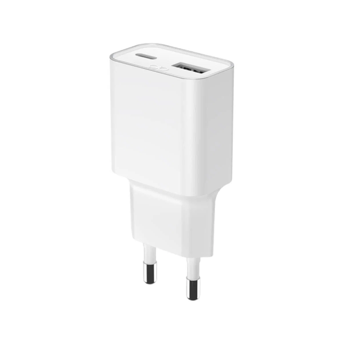 Force FPLICS2AC30WPDRW GaN Dubbel USB-A/USB-C Väggladdare 30W