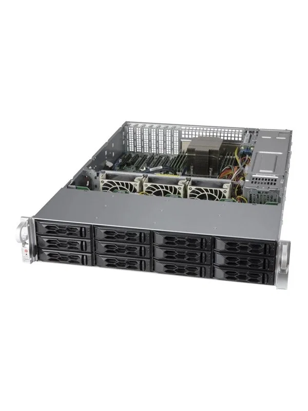 Supermicro 2U CSE-LA26AC12-R1K03LP1 Svart